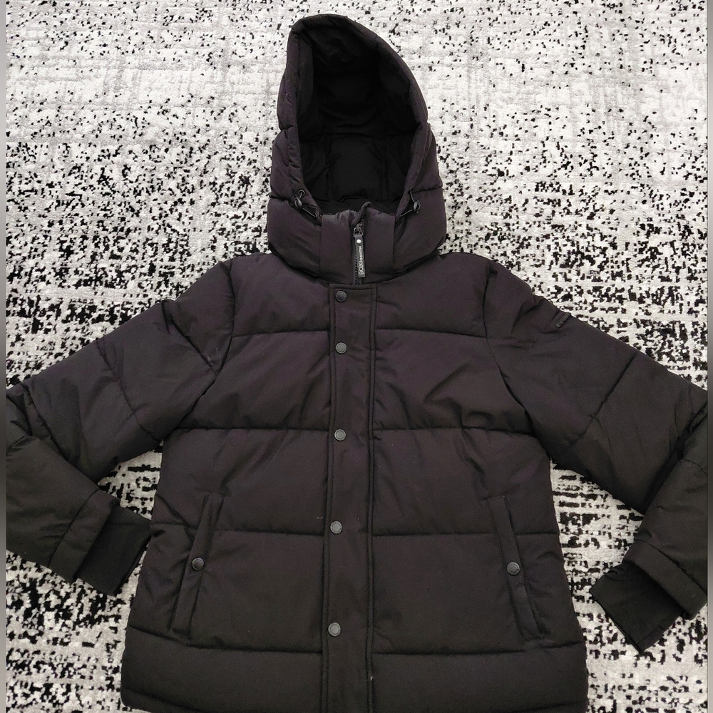 Bcbgeneration Black Short Puffer Jacket - Size Sm… - image 4